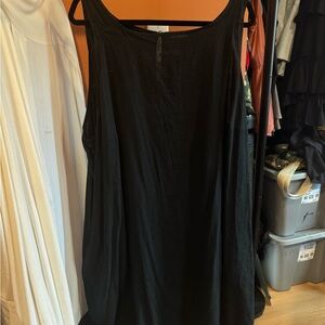 3X Ava and Viv black linen dress never worn
